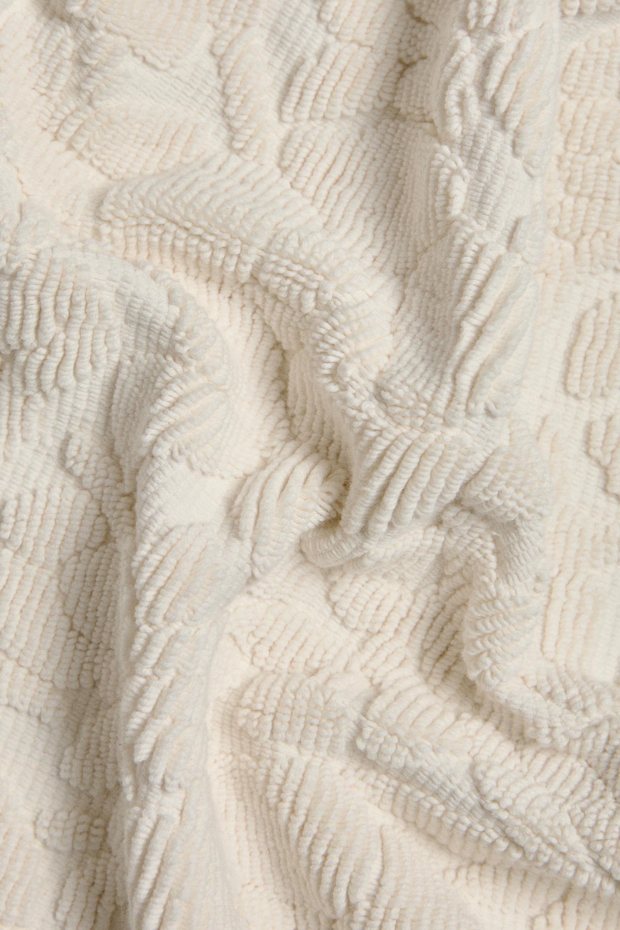TAPIS DE BAIN COTON JACQUARD